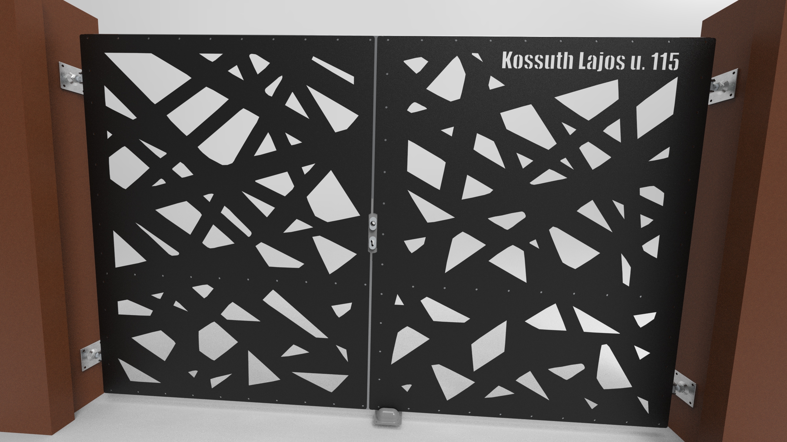 Zárt panel kapu
