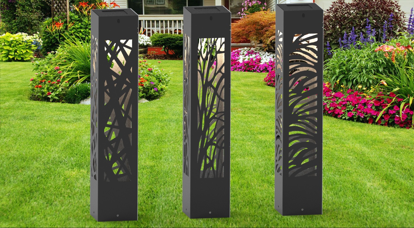 Lézervágott kerti solár lámpák